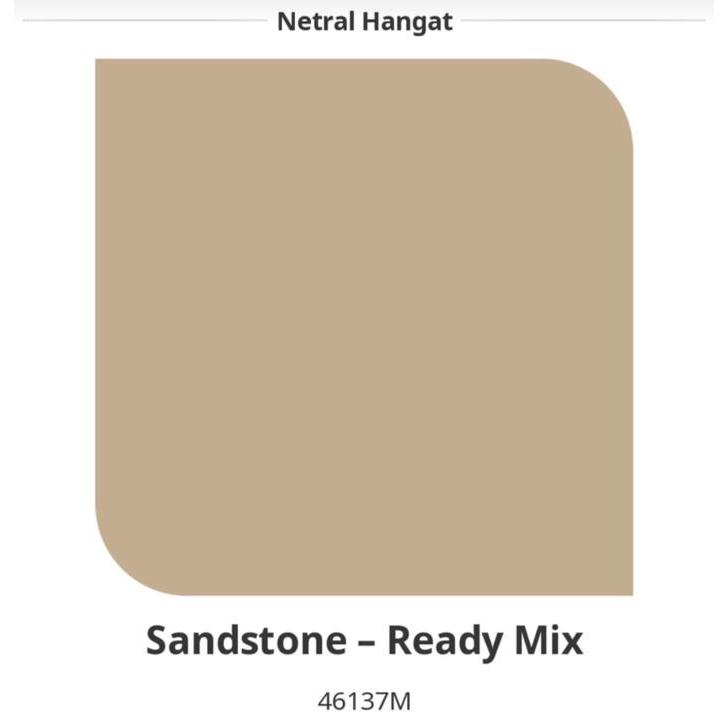 Dulux Weathershield Sandstone 2,5L Gallon Ready Mix Warna Jadi
