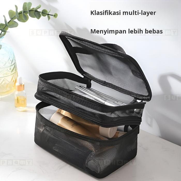 Pouch make up/ Tas make up Tas Kosmetik/Pouch Kosmetik/Tas makeup aesthetic/Tempat make up