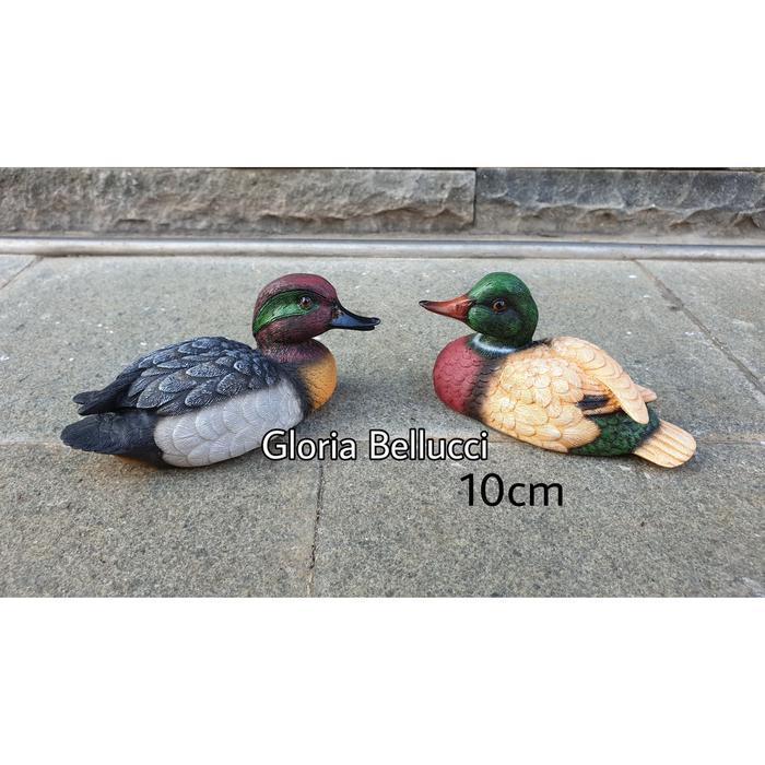 patung pajangan bebek mandarin miniatur bebek mandarin