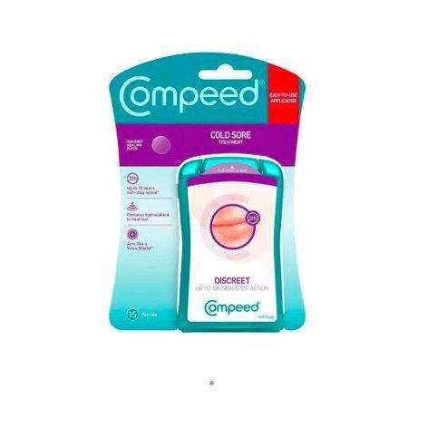 Compeed Cold Sore 15 Patches Plester Bibir Sariawan Original