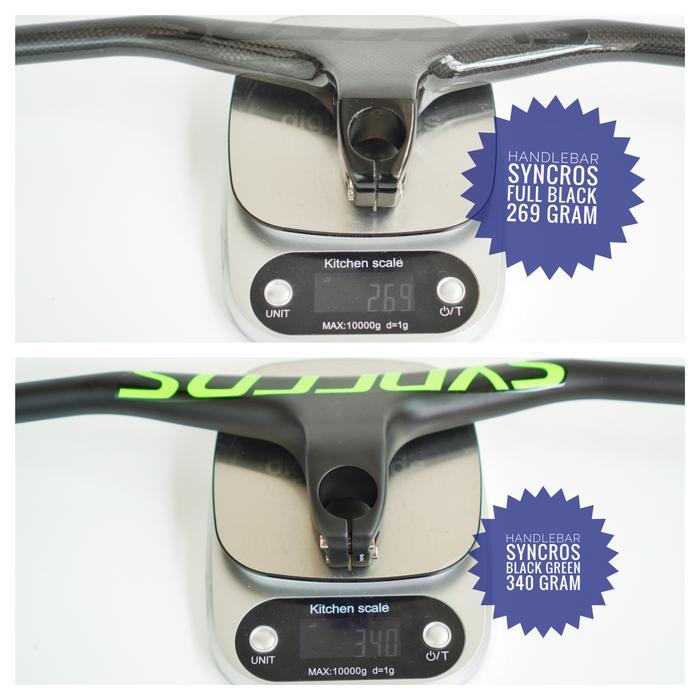 SYNCROS Handlebar Full Carbon Glossy Integrated - Stang Sepeda MTB