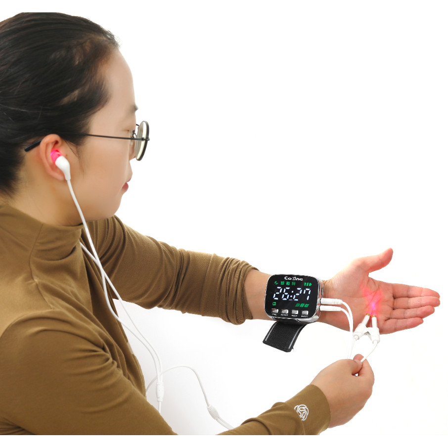 Latest Invention Blood Glucose Laser Watch Blood Pressure Reducing Medical Laser Therapy Watch