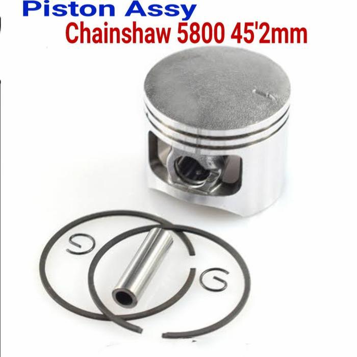 piston assy chainsaw 5800 45'2mm