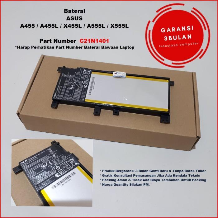 Baterai Battery Laptop Asus A455 A455L A455LB A455L X455 X455L X455 X455L X455LD A455LN K455LF