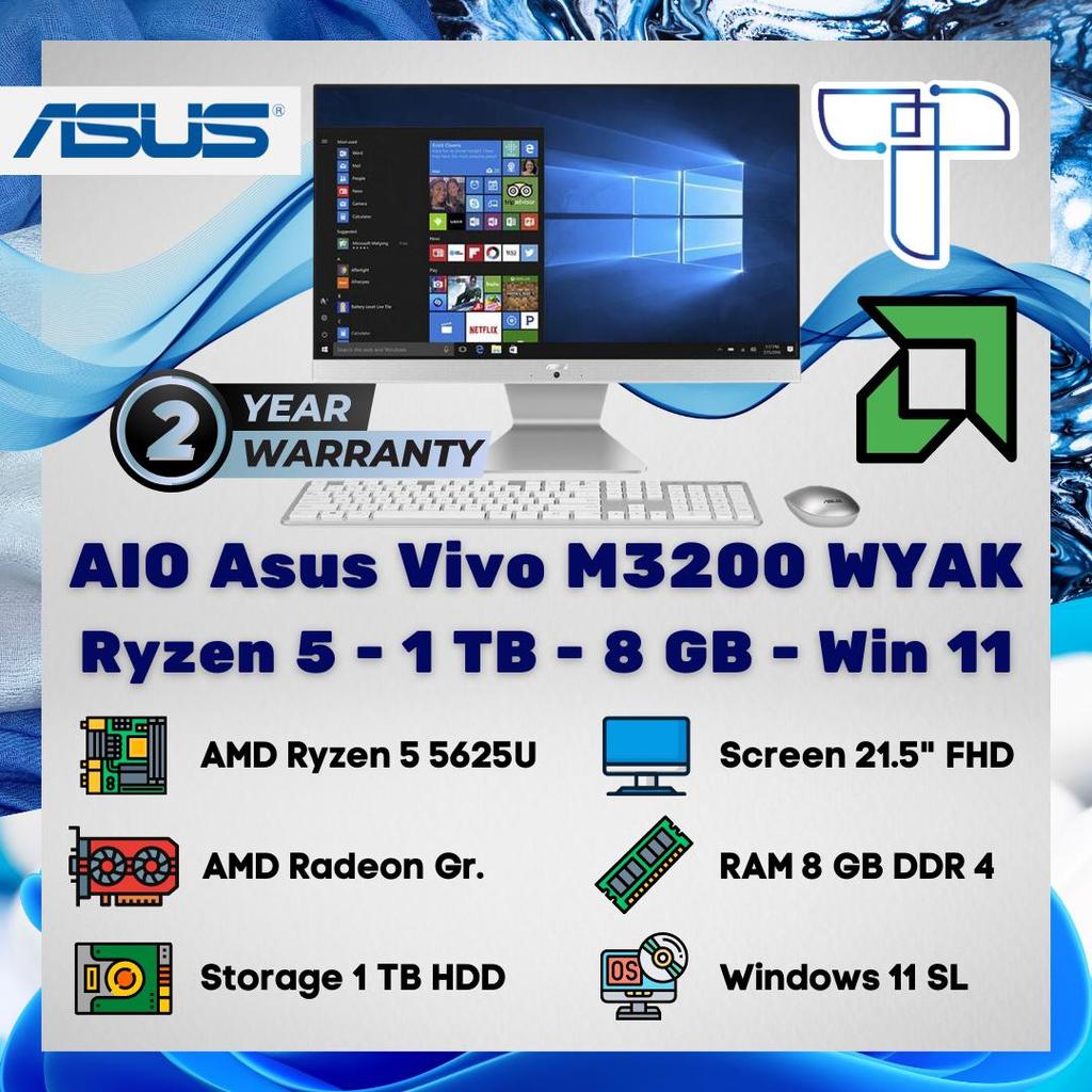 Asus M3200WYAK BA581WS AIO All in One - Ryzen 5 - 1 TB - 4 GB - Win 11