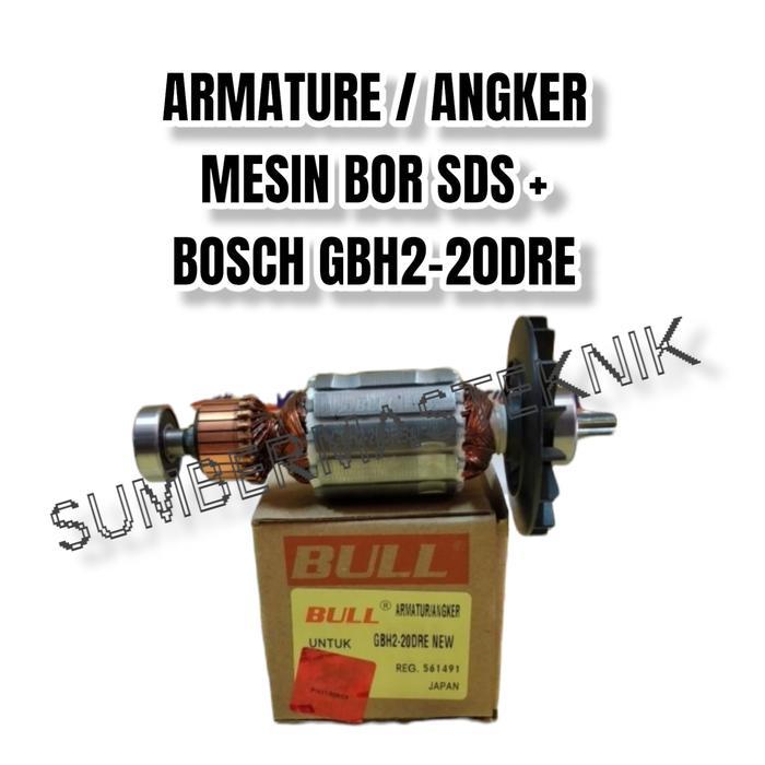 Angker Bosch Gbh 2-20 Dre Armature Mesin Bor Bobok Bosch Gbh2-20 Dre Gbh2 20 Dre Bull