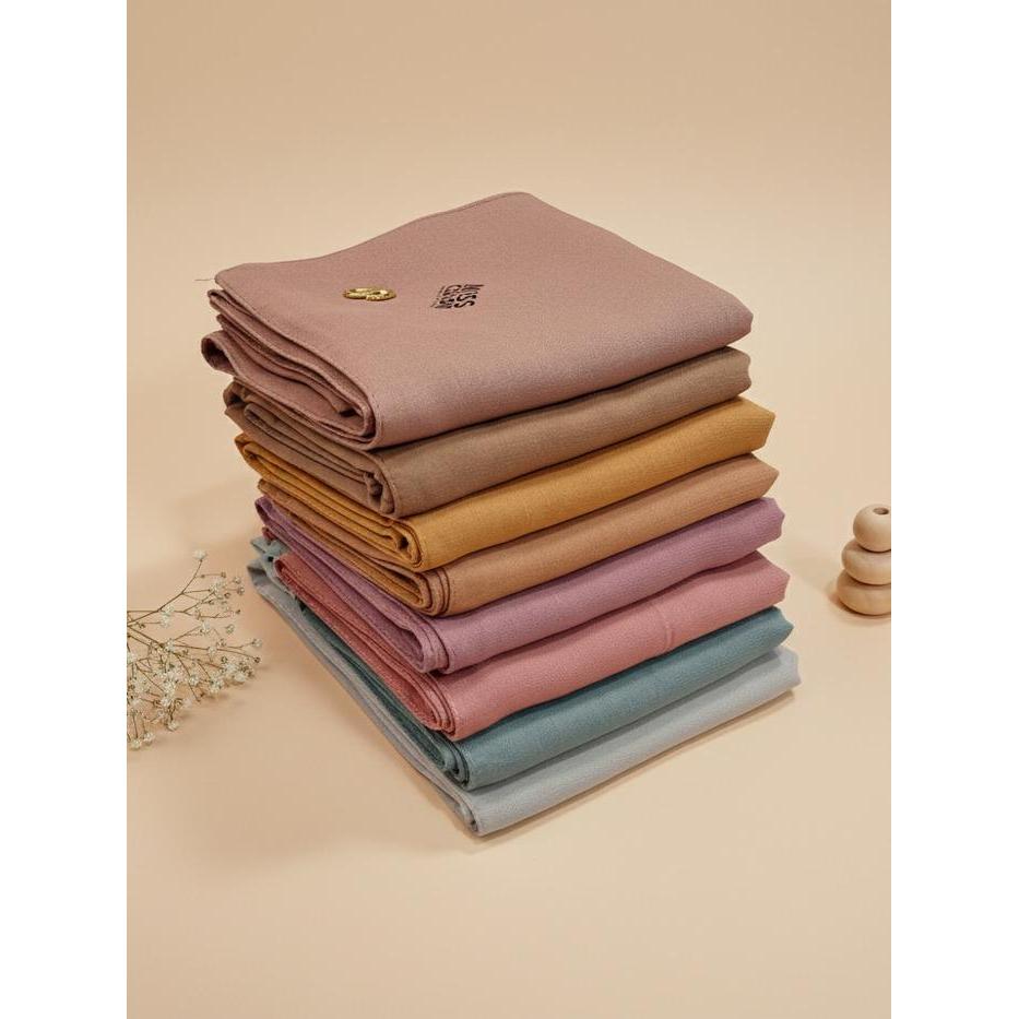 Miss Color Hijab Voal POLOS Premium Basic Scarf Segi Empat 120x120