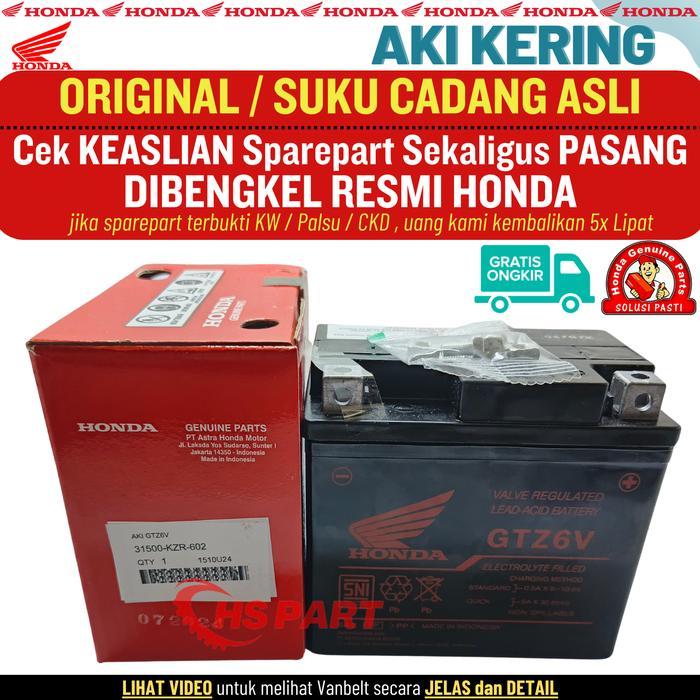Aki Kering Motor Pcx Adv 150 160 Cbr150R Cb150R Beat Scoopy Esp Supra Gtr Stylo Sonic Original 100%
