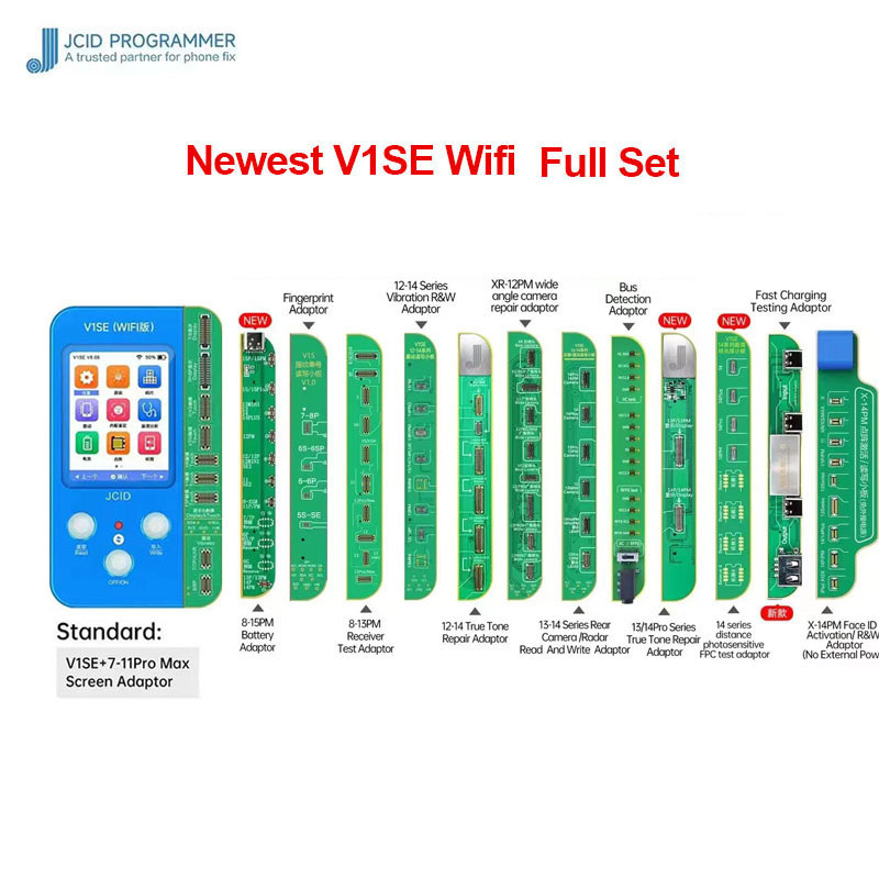 JUAL  JC V1SE Programmer for Phone 11-14 True Tone Dot Projector Battery Data Read and Write Fingerp