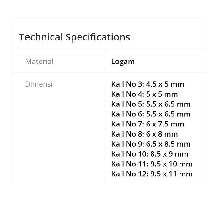 Kail Pancing Set No 3-12 Handled Fishing Hook