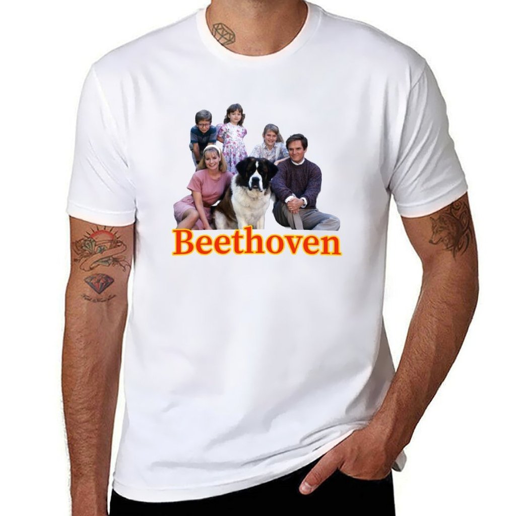 Beethoven Movie T-Shirt man graphic t shirt printed t shirts for man T-Shirt