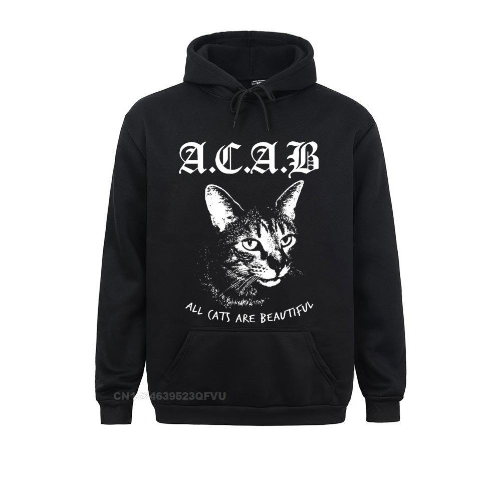 Mens Acab Pullover Hoodie Cartoon Print Acab Hoodie Percent Pullover Hoodie Man Funny Casual Printed