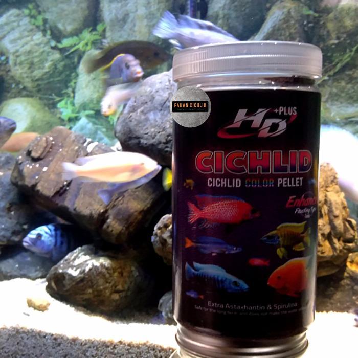 [PAKAN CICHLID] Pelet Ikan HD+ CICHLID ENHANCER 500 gr