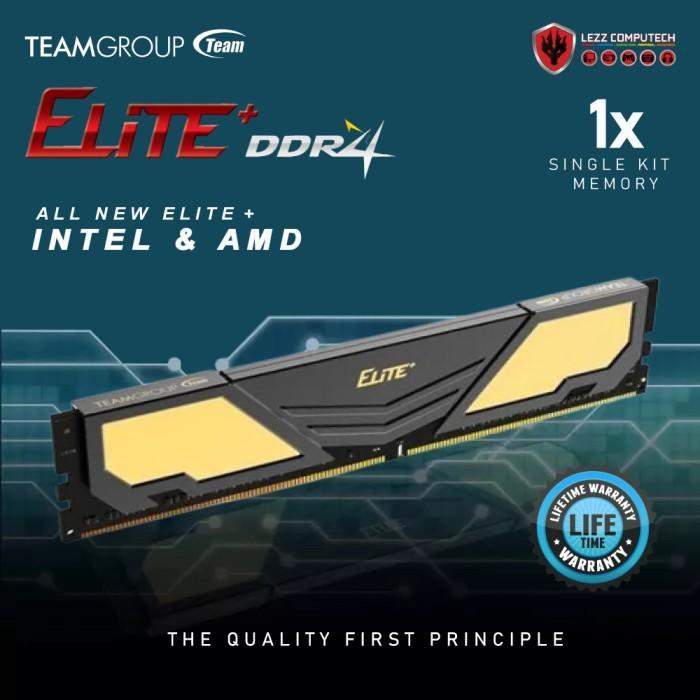 TEAM ELITE PLUS DDR4 16GB (1x16GB) 2400MHZ TPD416G2400HC1601