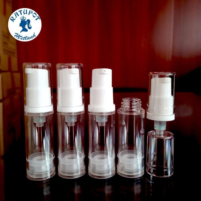 botol 5 ml airless pp bening import 10 pc