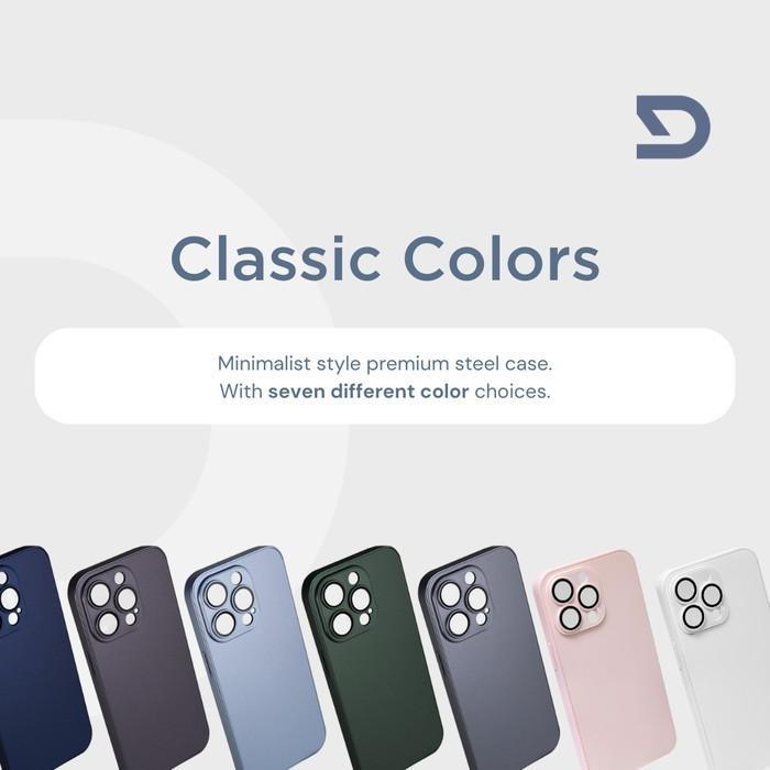 Thebest- Case iPhone 11 12 13 14 Pro Max Matte Lens Protector Casing ProSteel