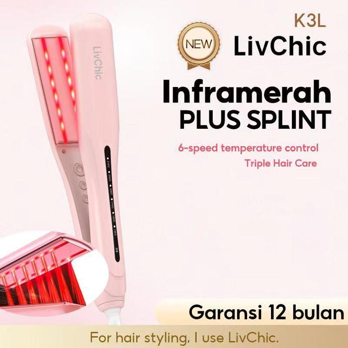 LivChic Official LS304S LS304PRO 3IN1 Inframerah Catokan Rambut 65W daya 2 meter 360 Sudut belok