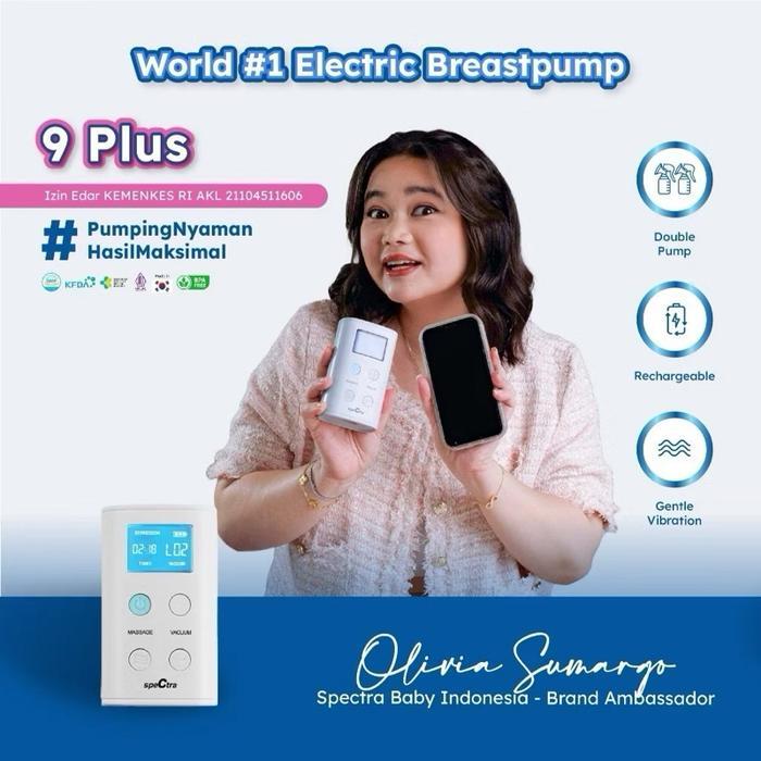 [GARANSI RESMI] Spectra 9 Plus Pompa Asi - Spectra 9+ Breastpump Dual Pump Spectra 9 Plus Advanced