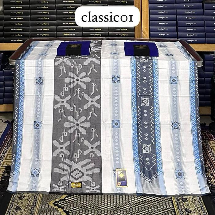 Sarung Wadimor Jaguar Classik Seri Putih Full Songket Terbaru