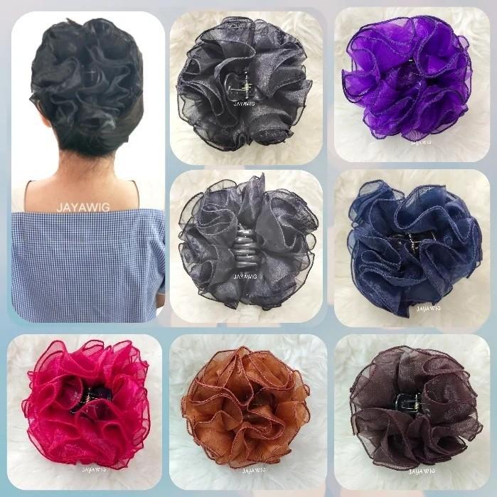 Jepit Rambut Kain Buat Cepol Hijab