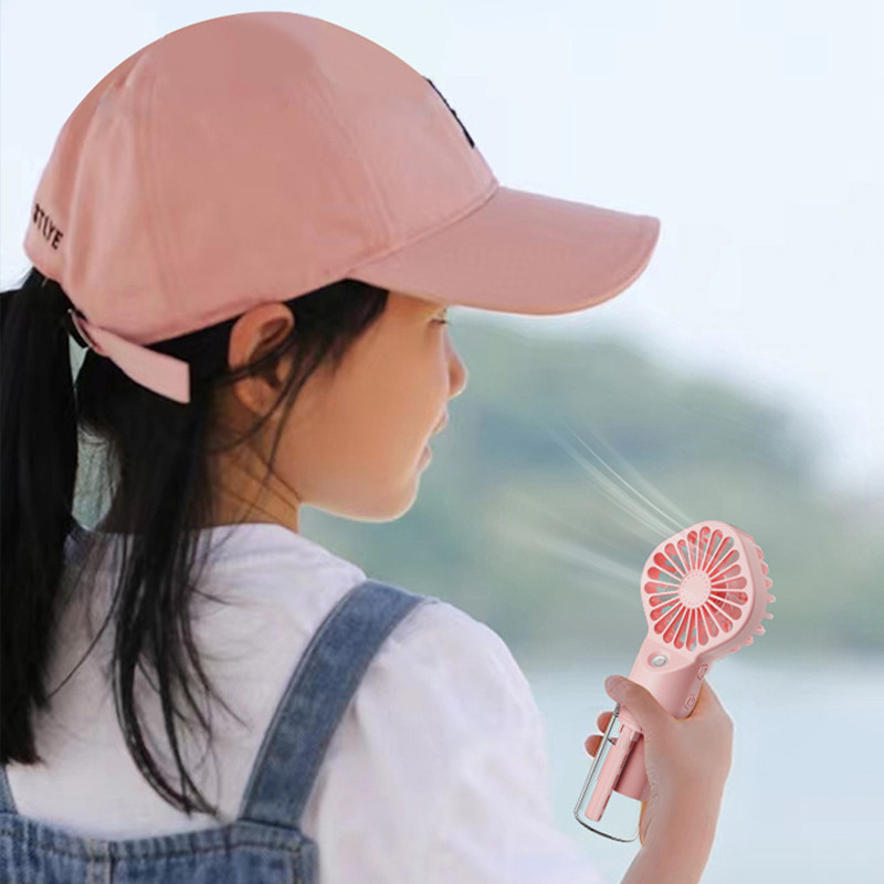 Portable Handheld Spray Fan,Water Spray Mist Fan,Student Dormitory Mini Fan,Summer Supplies, Cooling