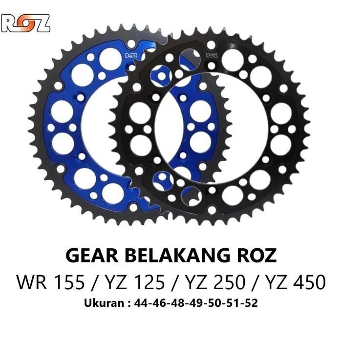 Gear Belakang Roz 520 Yamaha Wr 155 Wr155 Yz 125 250 450 Original Roz