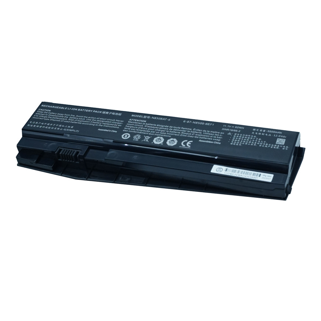N850BAT 6 48/62WH Laptop Battery for Clevo N850HJ1 N850HK1 N850HN N850 N850HC N850HJ N870HC N870HJ1