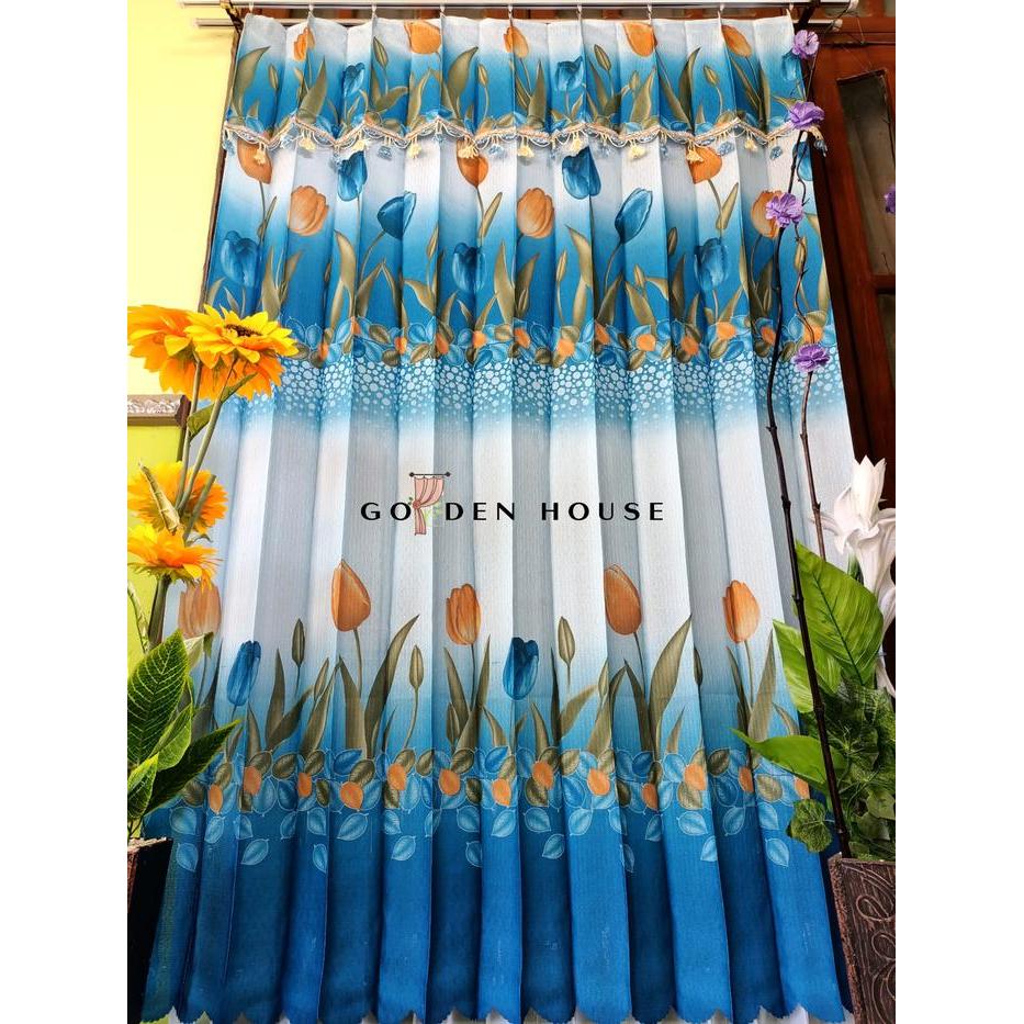 Gorden Jendela Ami Plisket Gorden Pintu Ami