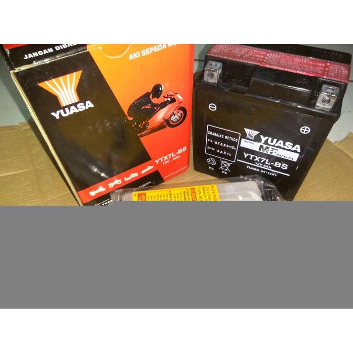 Aki Klx Vespa Matic Lx Cbr 250 Yuasa Ytx7L - Bs