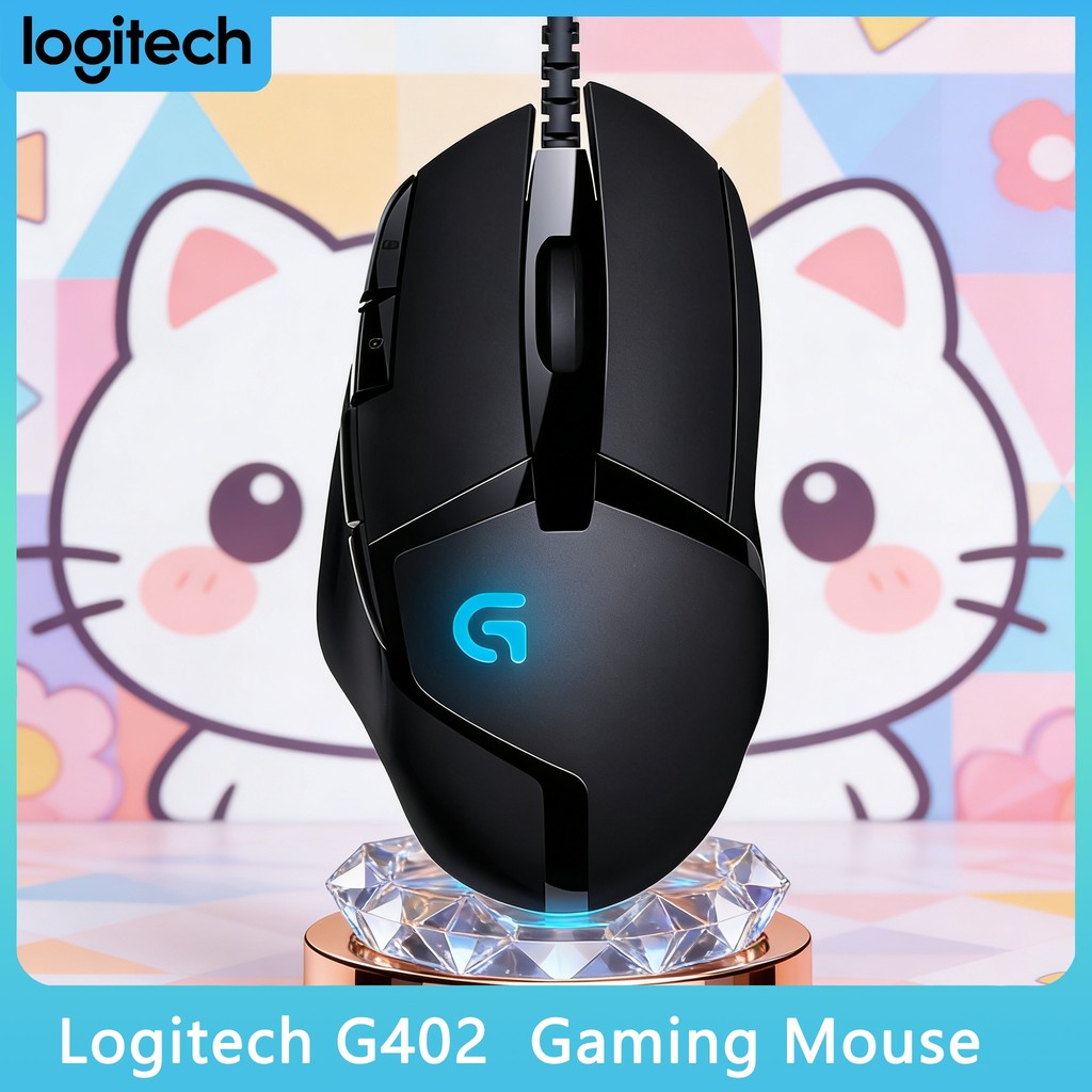 Logitech G402 8-Button Gaming Mouse Macro Function Fast Response for FPS MOBA