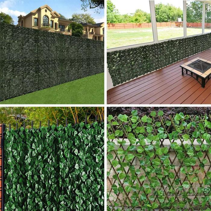 Tanaman Hias Daun Rambat Sintetis Panjang 1*3M/Daun Hias Ornamen Dekorasi Rumah Pagar Dinding /Roll