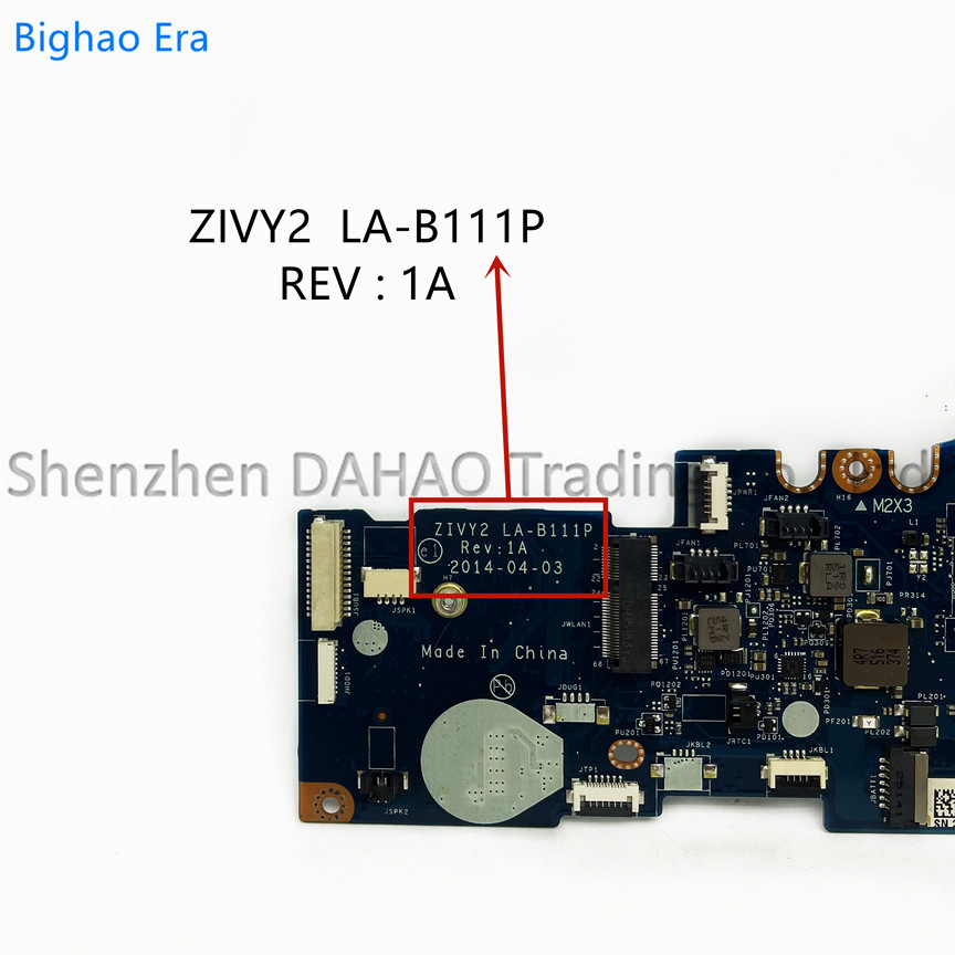 ZIVY2 LA-B111P For Lenovo Ideapad Y50-70 Laptop Motherboard With i5 i7-4710HQ i7-4720HQ CPU