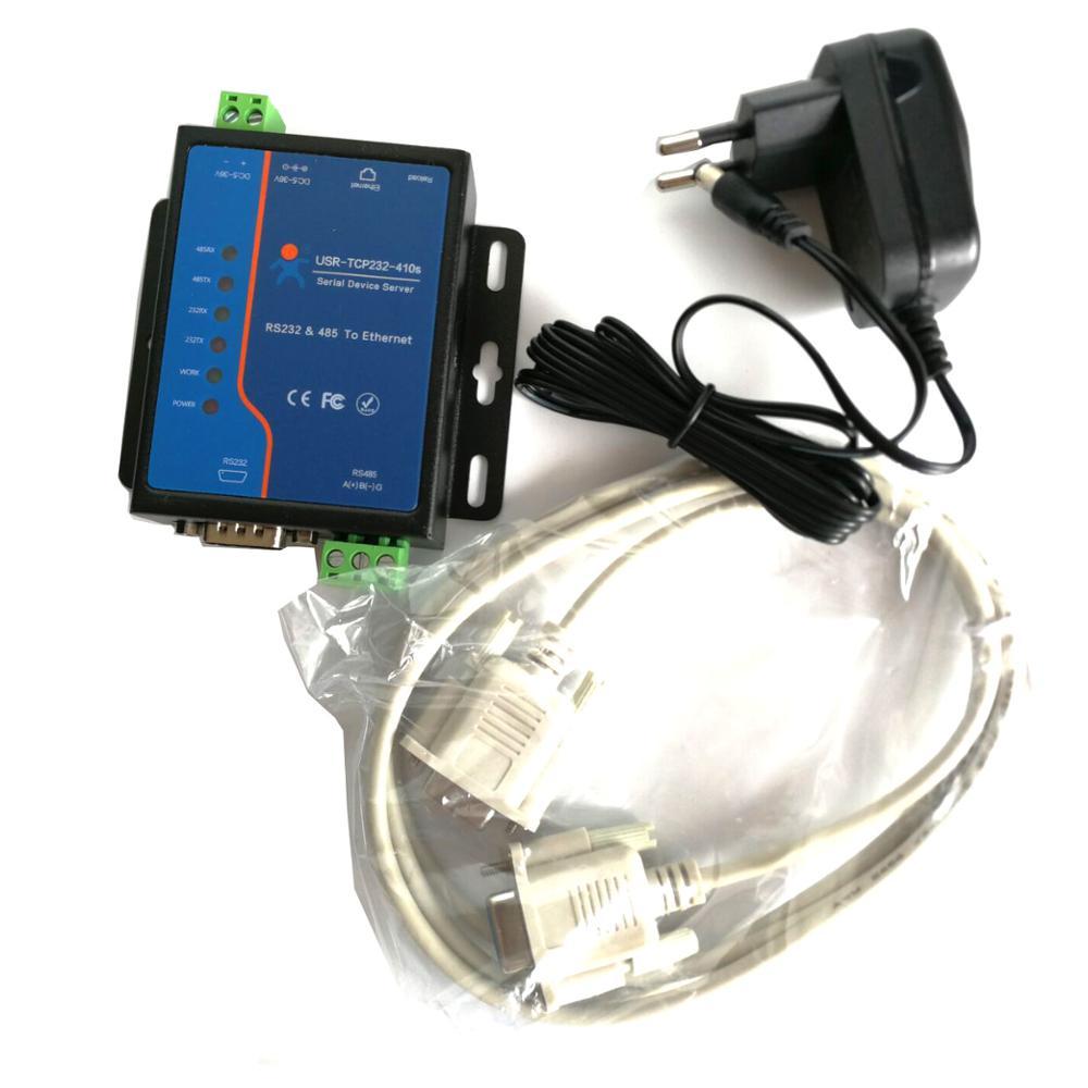 USR-TCP232-410s ModBus RTU Converters support DNS DHCP RS232 RS485 SERIAL TO ETHERNET TCP/IP MODULE