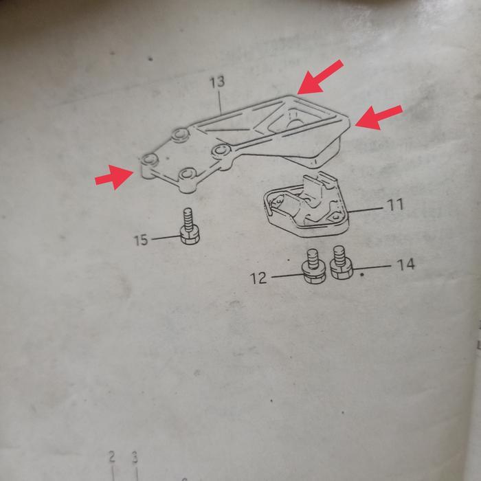 Braket Breket Bracket Engine Mounting Belakang Jimny Katana Original newsz