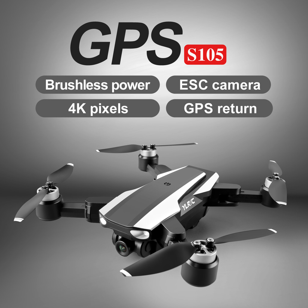 S105 RC Drone with Camera 4k Drone Dual Camera with ESC 5G WIFI GPS Brushless Motor Photo Video