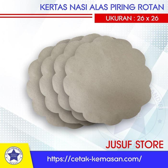 Kertas Nasi Alas Piring Rotan