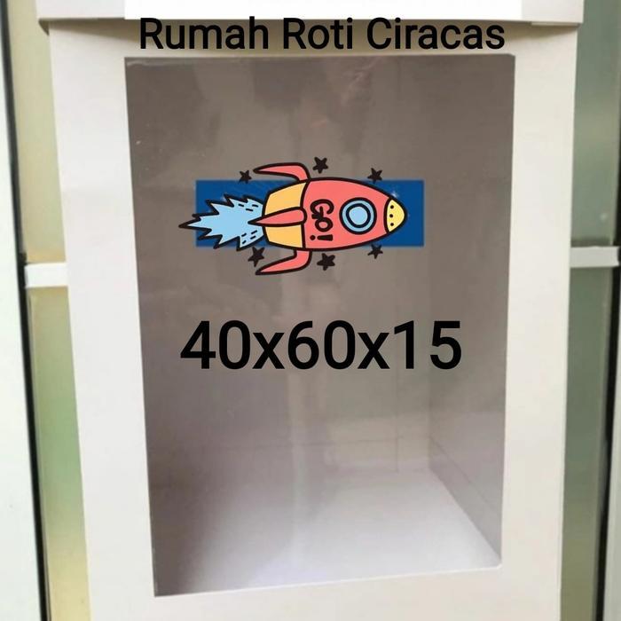 DUS KUE 40x60x15 BOX ULANG TAHUN KOTAK CARTON CAKE WHITE MIKA JUMBO