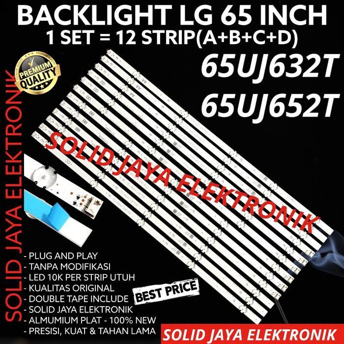 Backlht Tv Led Lg 65 Inc 65Uj632 65Uj652 T 65Uj632T 65Uj652T 65Uj Lampu Lg 10K 10 Kancing K 12 Strip