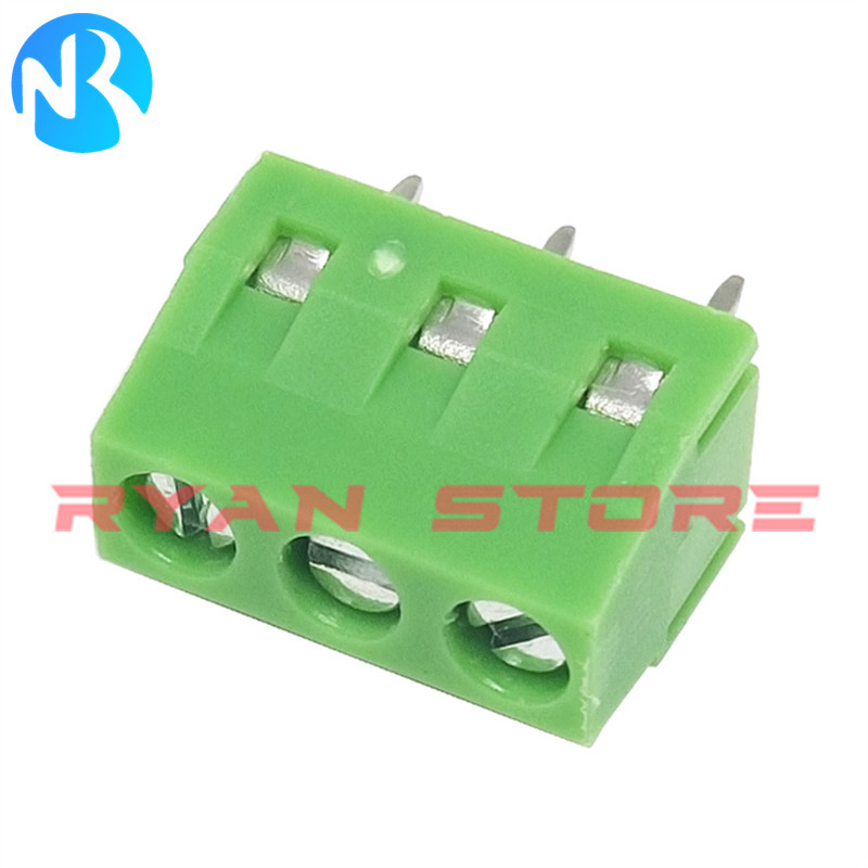 50PCS MG127-5.0/5.08mm KF127-2P KF127-3P Screw 5.0mm Terminal Block 2Pin 3Pin PCB Terminal Block