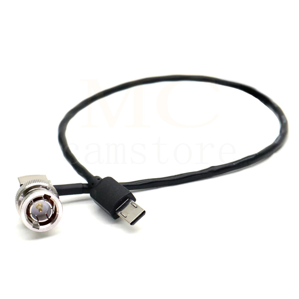 BNC to Micro USB TimeCode Cable for Sony FX3 FX30 FX3 FX30 Alpha 1 A1 A7S3, Tentacle Sync Time Code