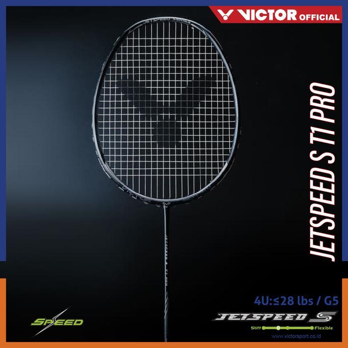 Raket Badminton Victor Jetspeed S T1 Pro / Js-T1 Pro / Js T 1 Pro