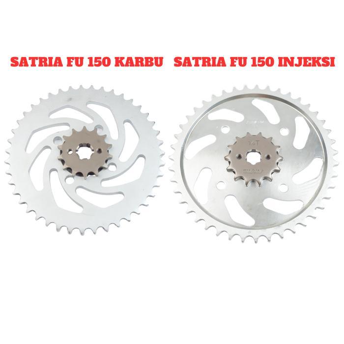 Gear Set Motor Suzuki Satria FU 150 FI / Rantai Gear Set Suzuki Satria FU 150 & Satria FU 150 Karbu