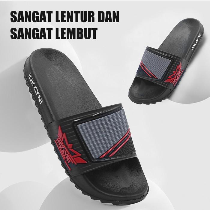 Eiger - Sandal Pria Terbaru Sandal Pria Slop Full Karet Sandal Slide Slop Pria Kece Sandal Jelly