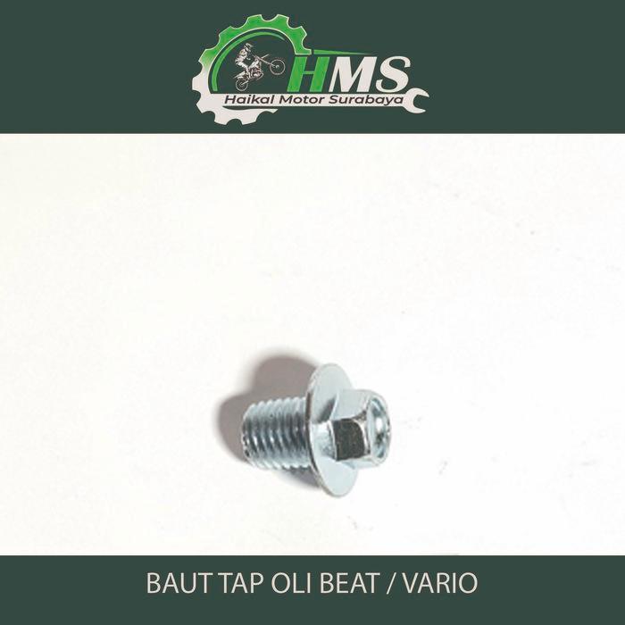 SPESIAL SALE BAUT TAP OLI BEAT / VARIO - BAUT TAP OLI MESIN SCOOPY DRAT 12mm ("17