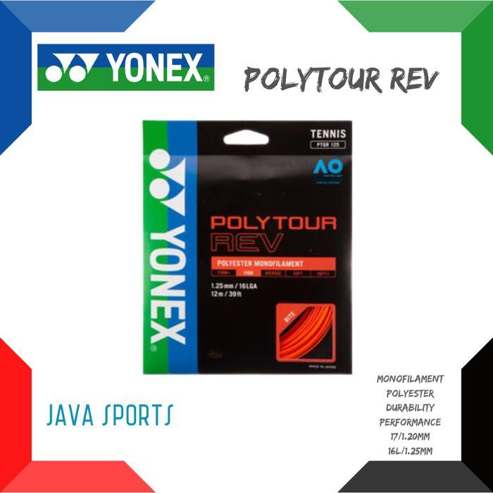 Senar Raket Tenis Yonex Polytour Rev Monofilament Spin
