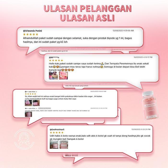 NEW PRODUCT BIYODE HALAL FDA PLUS GLUTATHIONE 24H BIYODE GLUTATHIONE GUMMIES, BEAUTY GLUTATHIONE,