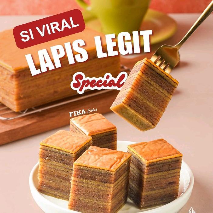 "New" LAPIS LEGIT FIKA CAKES Basah Dan Lembut FRESH FROM THE OVEN