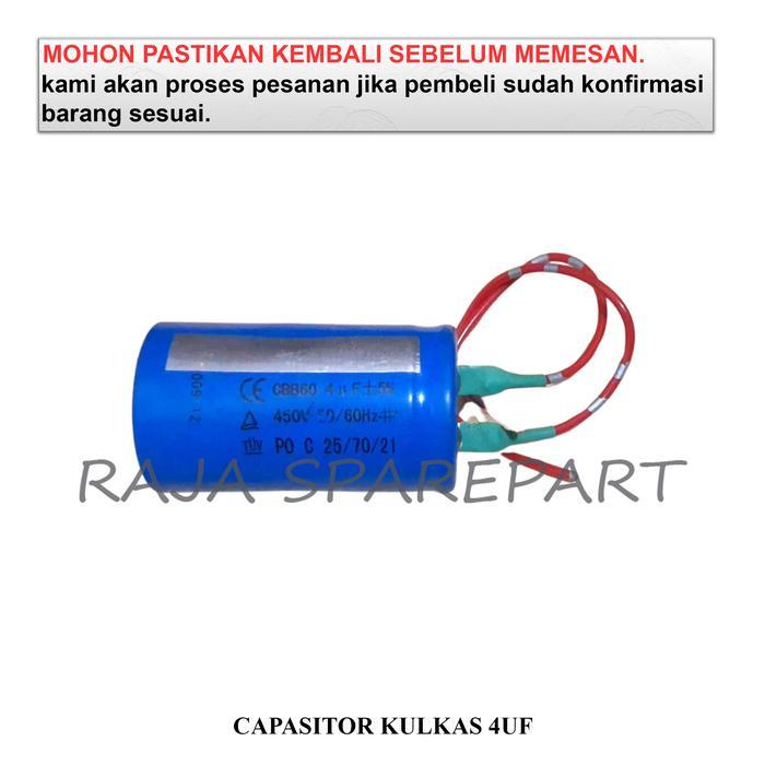 C4 KAPASITOR KULKAS / CAPASITOR MESIN CUCI / / CAPACITOR / CAPASITOR KULKAS 4UF