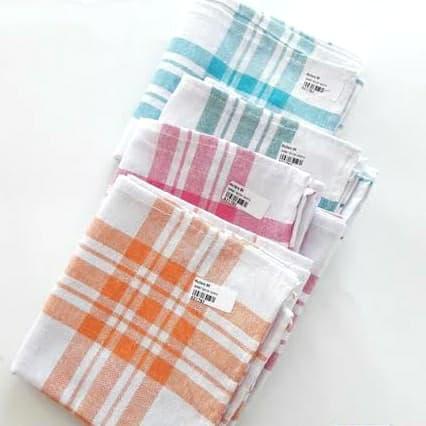 "New" Serbet Besar Lebar Tebal Kain Lap Meja Piring Serbet Dapur Katun Botch