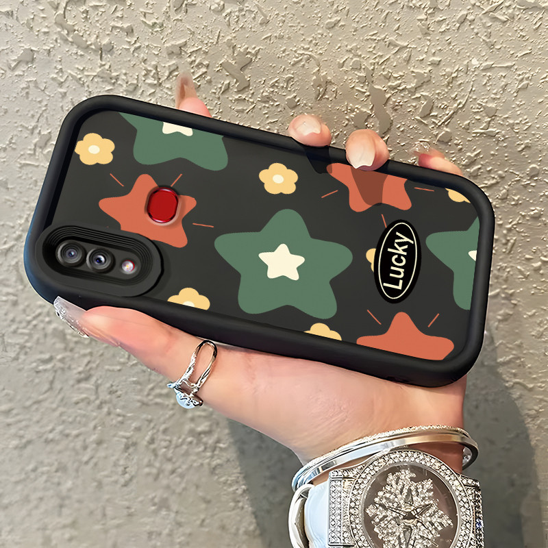 Casing Hp Samsung Galaxy A10s M01s A10 M30s M21 Case Chubby Cartoon Star Kasing silikon Cesing murah
